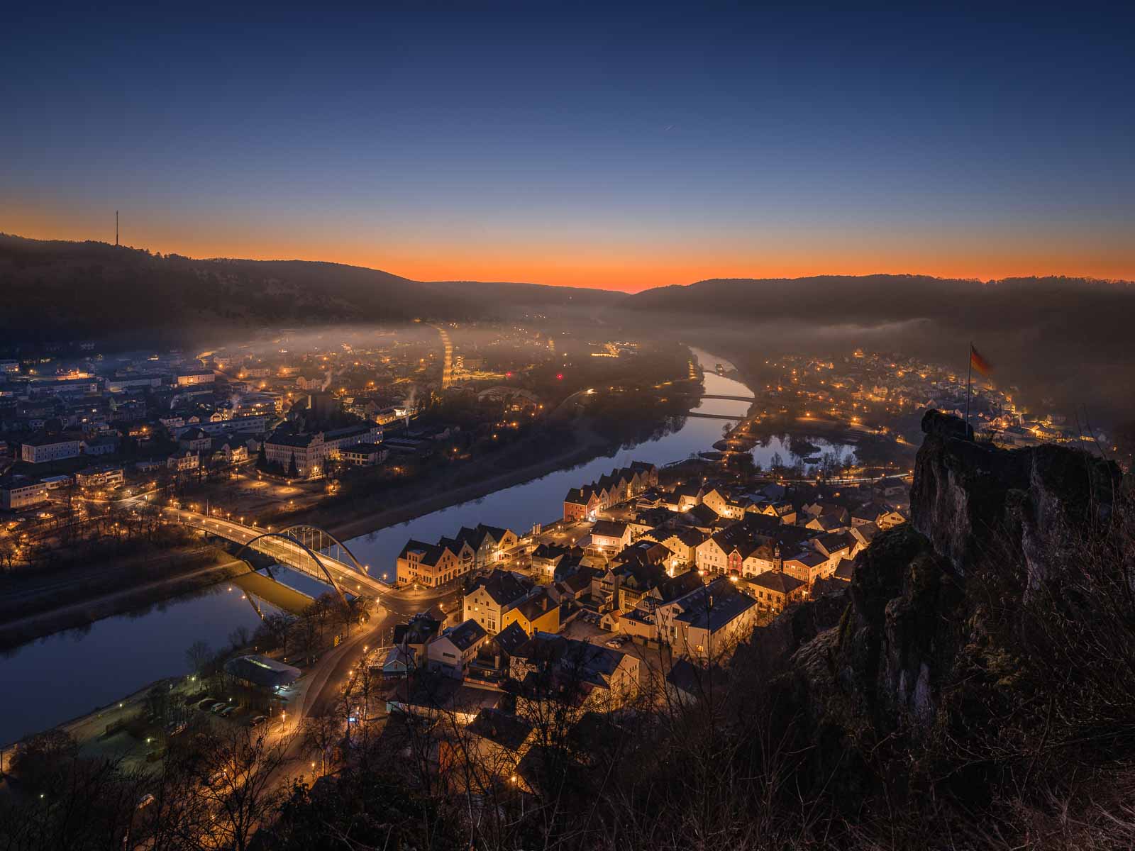 Sonnenaufgang im Pfälzerwald